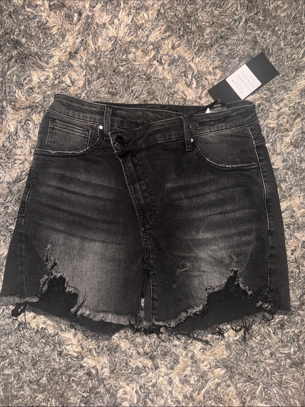 Risen black Jean shorts !